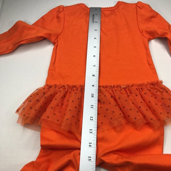 Just One You by Carter’s Girls 9 Month 1 Piece Pumpkin Sleeper New Without Tags - Picture 14 of 14